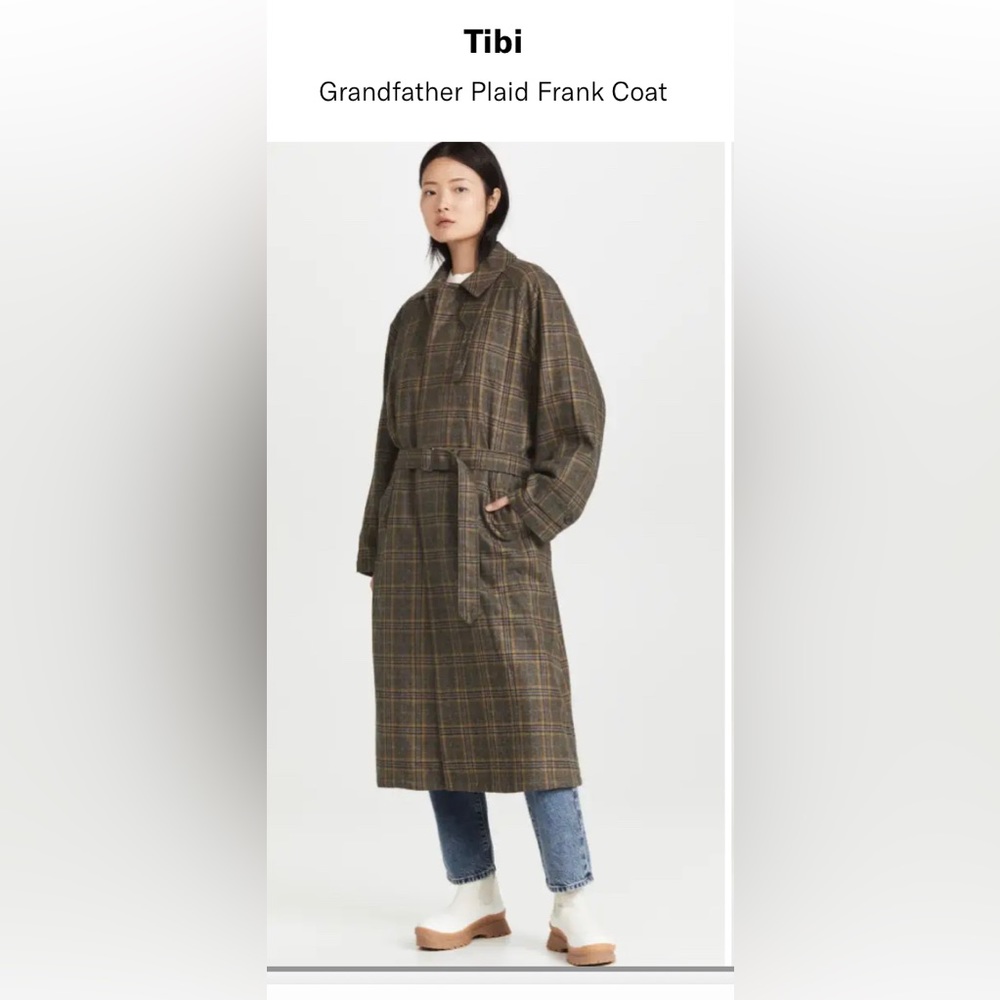 ISO - Tibi grandfather plaid coat
